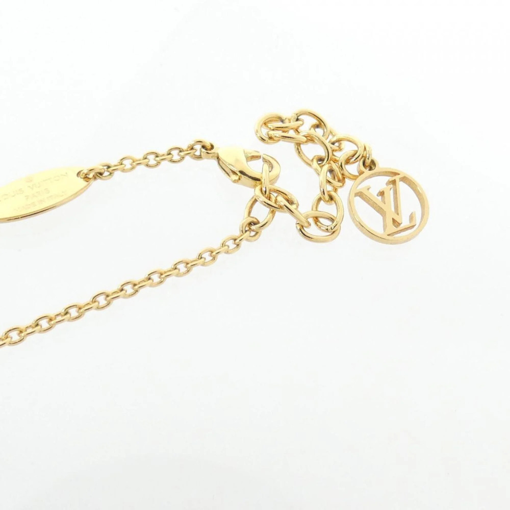 LOUIS VUITTON Gold Necklace - Picture 4 of 5